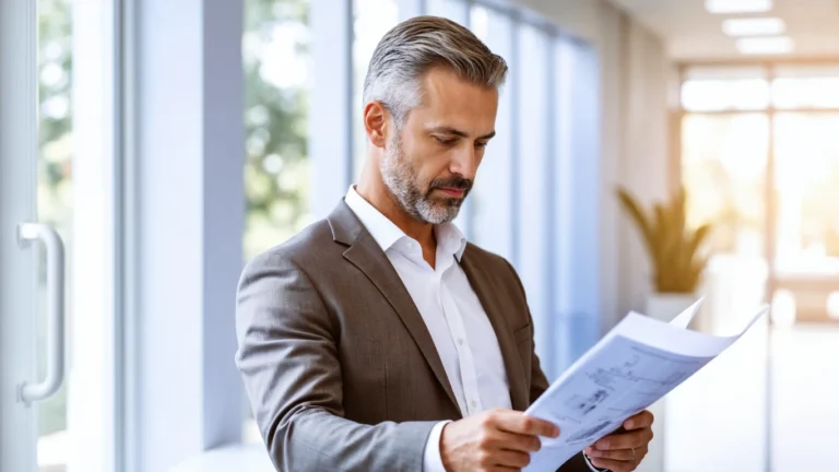 Empresário analisando fornecedores do Simples Nacional